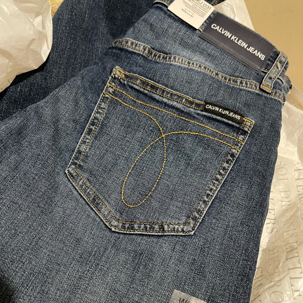 Brand New Calvin Klein Straight Leg Jeans